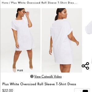 White t shirt dress
